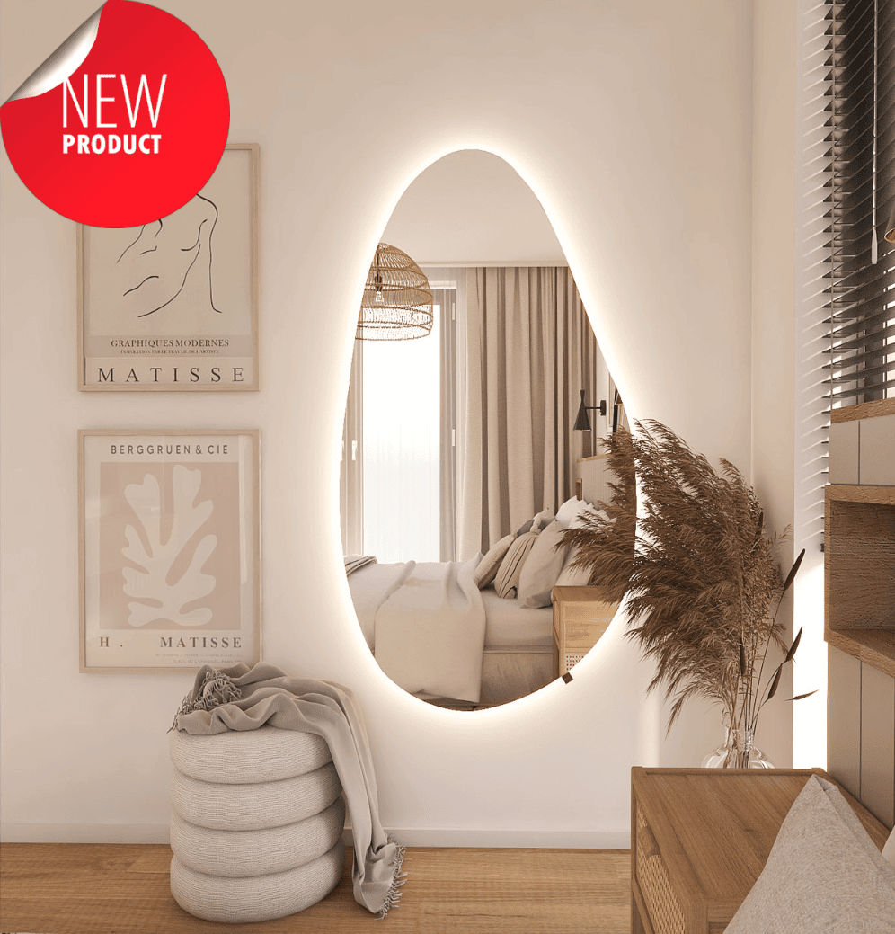 Lustro japadni - nieregularne o kształcie podłużnym