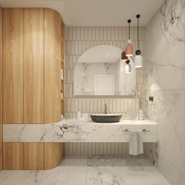 Alternative view of Lustro ROW - półkole bez oświetlania