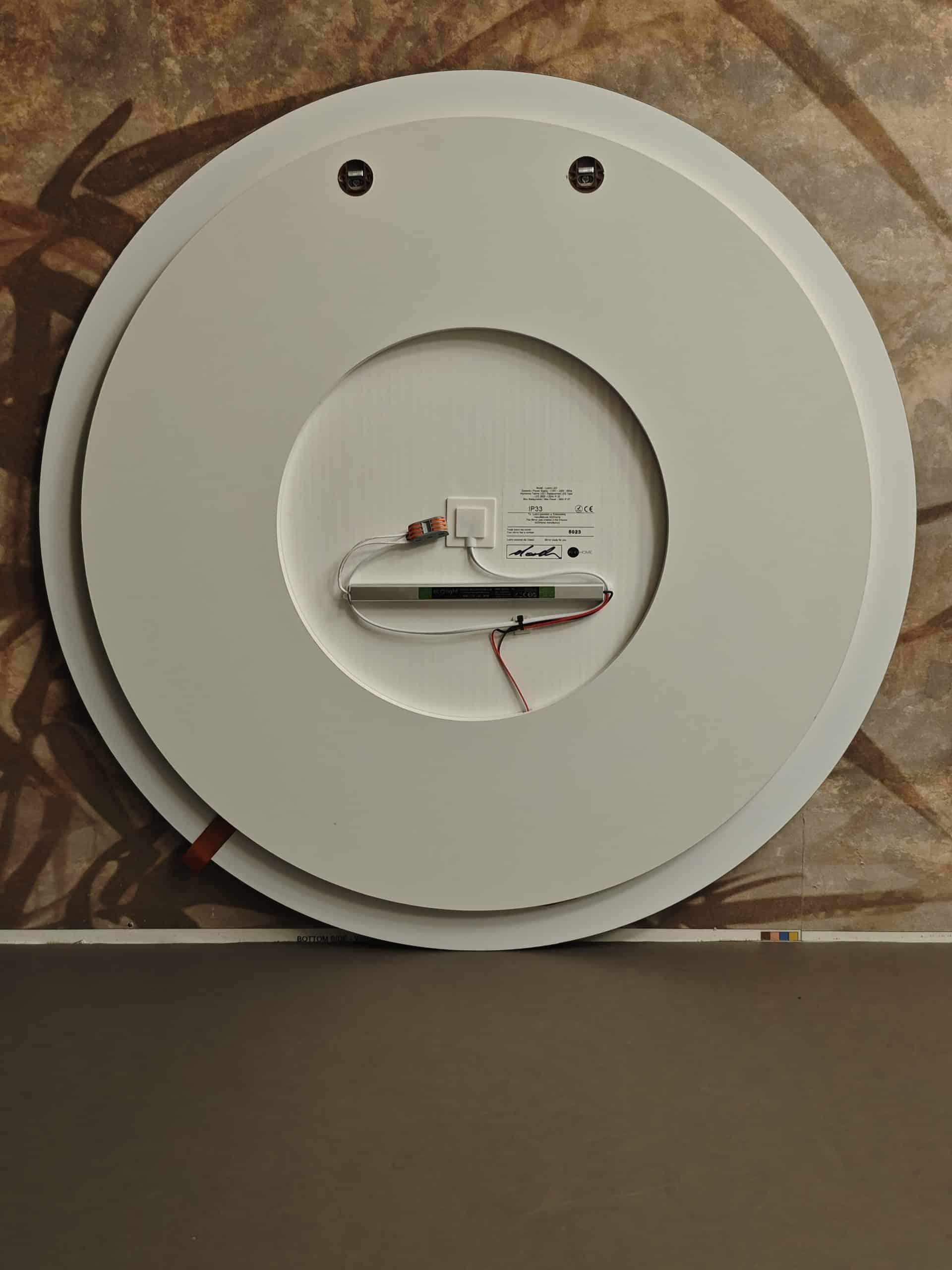 Lustro Fiore LED - falowane okrągłe - obrazek 3